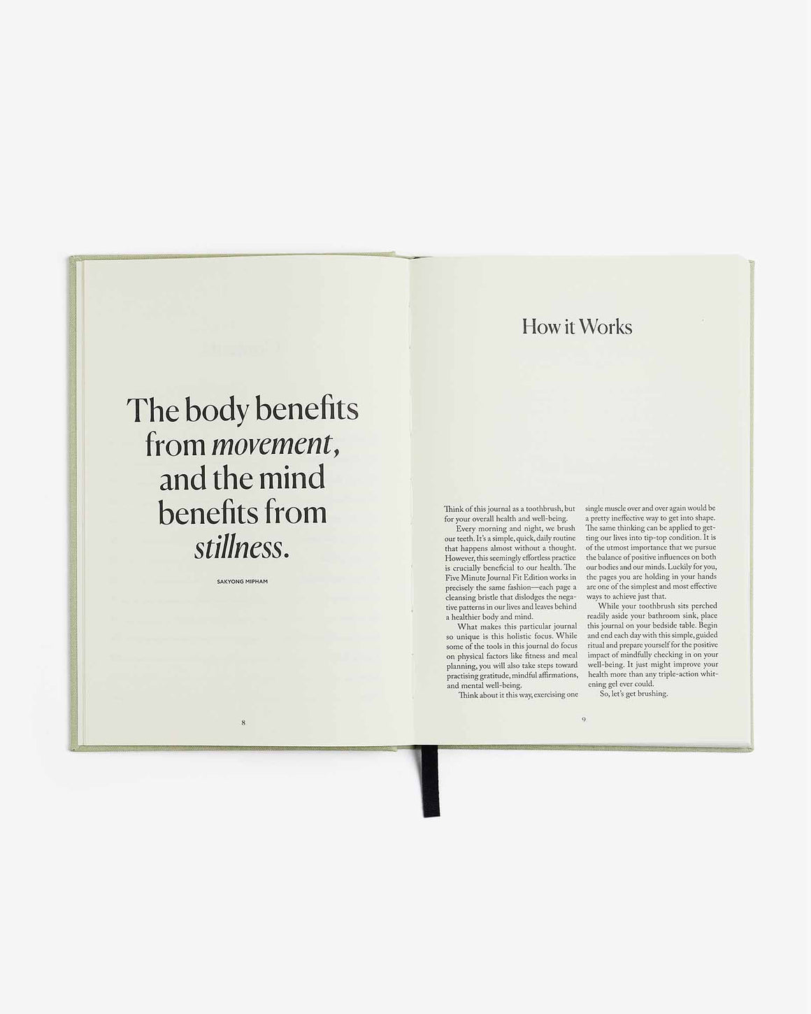 The Five Minute Journal Health & Fitness Edition - LURE Wellness