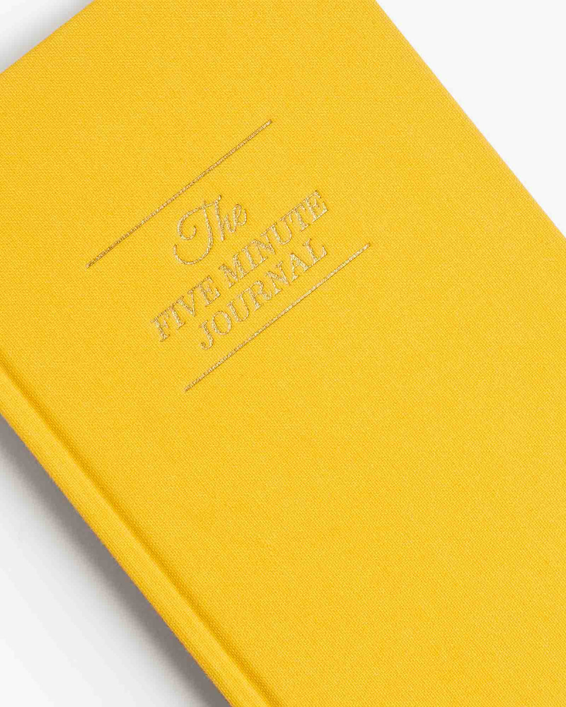 The Five Minute Journal - Sunshine Yellow - LURE Wellness